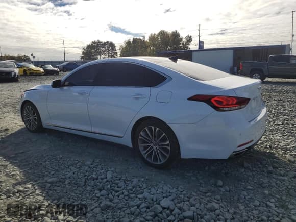 ✅ 2017 Genesis G80 3.8L • VIN: KMHGN4JE6HU186015 • Lot: 86496405. Listed on Copart with 112,738 mi. Free auction sales archive from the USA and detailed vehicle history report at DreamBid. Image 2.