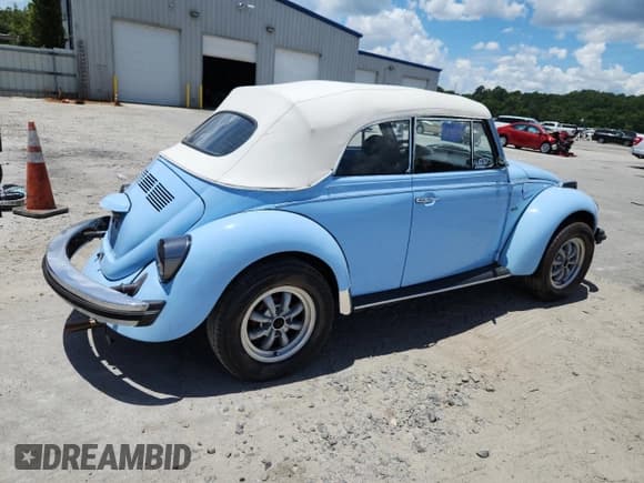 ✅ 1979 Volkswagen Beetle • VIN: 1592042028 • Lot: 62620005. Listed on Copart with 93,020 mi. Free auction sales archive from the USA and detailed vehicle history report at DreamBid. Image 3.