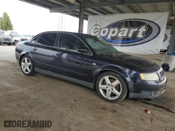 ✅ 2002 Audi A4 3.0L • VIN: WAULT68E12A309896 • Lot: 89681935. Listed on Copart with 175,965 mi. Free auction sales archive from the USA and detailed vehicle history report at DreamBid. Image 4.