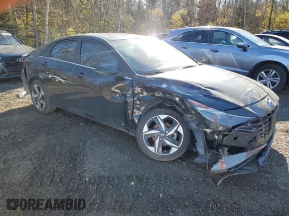 ✅ 2023 Hyundai Elantra Limited • VIN: KMHLN4AJ0PU071520 • Lot: 90807045. Listed on Copart with Not provided. Free auction sales archive from the USA and detailed vehicle history report at DreamBid. Image 4.