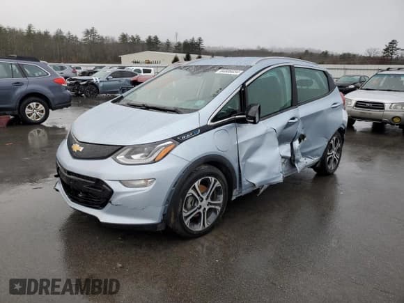 ✅ 2017 Chevrolet Bolt EV Premier • VIN: 1G1FX6S01H4187736 • Лот: 84806034. Опубликован ранее на Copart с пробегом 104 117 миль. Бесплатный доступ к архиву аукционных продаж из США и подробный отчёт об истории автомобиля на DreamBid. Изображение 1.