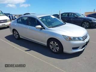 2014 Honda Accord LX с VIN 1HGCR2F34EA201032, выставлен на аукционе IAAI как лот 43229566 с пробегом 45 577 миль миль и . История ставок и продаж доступна на DreamBid. Изображение 1.