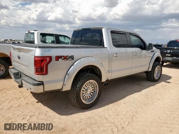 ✅ 2016 Ford F-150 Lariat • VIN: 1FTEW1EG8GKE15713 • Lot: 62521655. Listed on Copart with 95,443 mi. Free auction sales archive from the USA and detailed vehicle history report at DreamBid. Image 3.