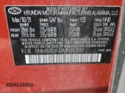 ✅ 2021 Hyundai Santa Fe SE • VIN: 5NMS1DAJ2MH351597 • Lot: 58300925. Listed on Copart with 58,548 mi. Free auction sales archive from the USA and detailed vehicle history report at DreamBid. Image 12.