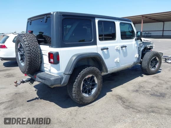 ✅ 2022 Jeep Wrangler Unlimited Rubicon • VIN: 1C4HJXFN3NW175424 • Lot: 42616441. Listed on IAAI with 33,534 mi. Free auction sales archive from the USA and detailed vehicle history report at DreamBid. Image 4.