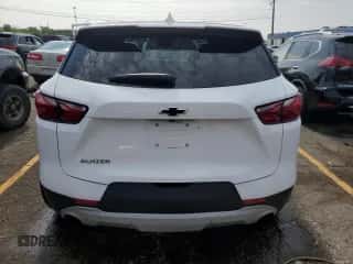 2021 Chevrolet Blazer LT with VIN 3GNKBBRA5MS533560, listed as a Copart auction lot 67165084 with 58,929 mi miles and Salvage title. Bid and sale history available at DreamBid. Image 6.