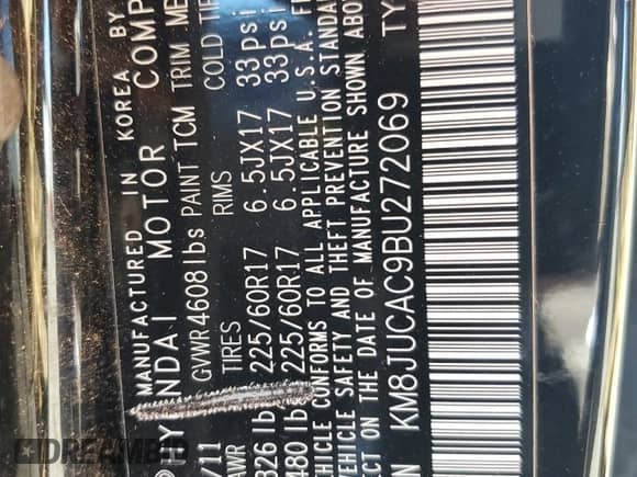 ✅ 2011 Hyundai Tucson GLS • VIN: KM8JUCAC9BU272069 • Lot: 68082494. Wystawiony na Copart z przebiegiem 118 721 mil mil. Skorzystaj z bezpłatnego archiwum sprzedaży aukcyjnych z USA i zobacz szczegółowy raport historii pojazdu na DreamBid. Zdjęcie 12.