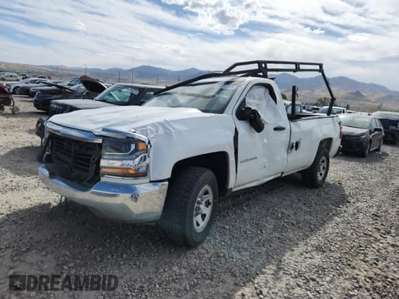 ✅ 2018 Chevrolet Silverado 1500 Work Truck • VIN: 1GCNCNEC1JZ906572 • Lot: 80203755. Wystawiony na Copart z przebiegiem 90 808 mil. Bezpłatny archiwum sprzedaży aukcyjnych z USA i szczegółowy raport historii pojazdu na DreamBid. Zdjęcie 1.
