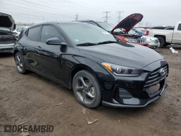 2020 Hyundai Veloster 2.0 z VIN KMHTG6AF6LU021359, wystawiony jako Copart lot #47459375 z przebiegiem 36 444 mil mil oraz Szkoda całkowita • Salvage title. Historia ofert i sprzedaży dostępna na DreamBid. Obrazek 4.