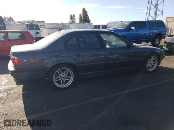 ✅ 2001 BMW 7 Series 740i • VIN: WBAGG83481DN88079 • Lot: 78521754. Listed on Copart with 155,073 mi. Free auction sales archive from the USA and detailed vehicle history report at DreamBid. Image 3.