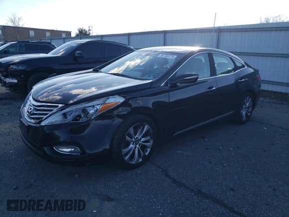 2013 Hyundai Azera with VIN KMHFG4JG4DA227048, listed as a Copart auction lot 86703774 with 96,641 mi miles and Salvage title. Bid and sale history available at DreamBid. Image 1.