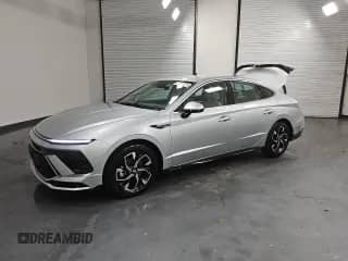 2025 Hyundai Sonata SEL with VIN KMHL64JA1SA511462, listed as a Copart auction lot 89914885 with 3,428 mi miles and Clean title. Bid and sale history available at DreamBid. Image 1.