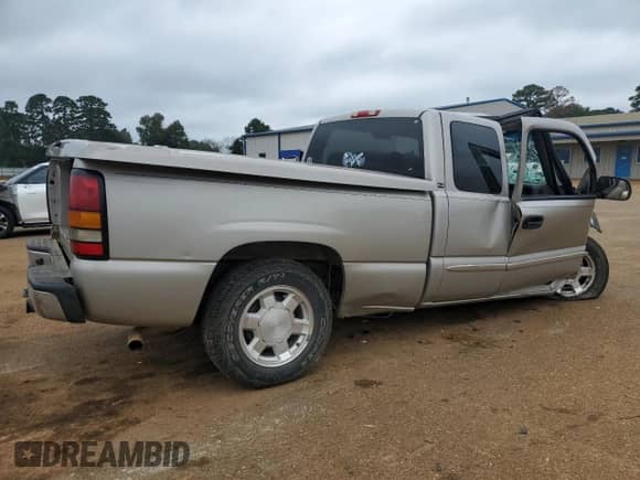 2007 GMC Sierra 1500 SLE1 with VIN 1GTEC19Z77Z162590, listed as a Copart auction lot 80102564 with Not provided miles and Salvage title. Bid and sale history available at DreamBid. Image 3.