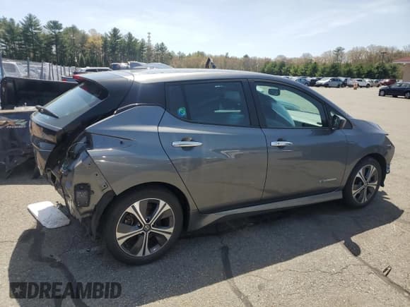✅ 2018 Nissan LEAF SV • VIN: 1N4AZ1CP1JC316912 • Lot: 54693045. Listed on Copart with 49,031 mi. Free auction sales archive from the USA and detailed vehicle history report at DreamBid. Image 3.