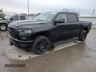 ✅ 2024 Ram 1500 Lone Star • VIN: 1C6SRFFT2RN224705 • Lot: 45194935. Listed on Copart with 6,727 mi. Free auction sales archive from the USA and detailed vehicle history report at DreamBid. Image 1.