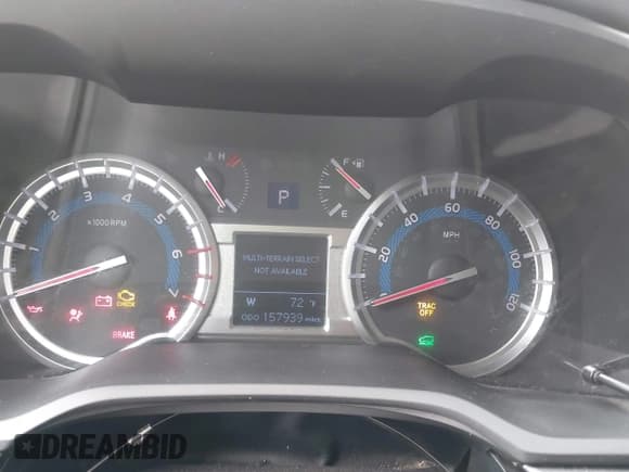 ✅ 2019 Toyota 4Runner SR5 • VIN: JTEBU5JR5K5694290 • Lot: 42175121. Listed on IAAI with 157,939 mi. Free auction sales archive from the USA and detailed vehicle history report at DreamBid. Image 7.