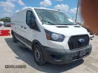 ✅ 2023 Ford Transit Cargo • VIN: 1FTYE1Y84PKA26393 • Lot: 42727235. Listed on IAAI with 47,753 mi. Free auction sales archive from the USA and detailed vehicle history report at DreamBid. Image 1.