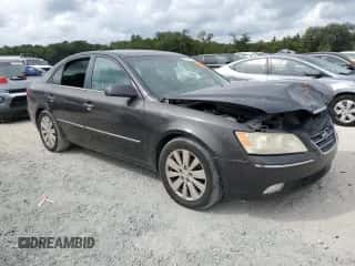 2009 Hyundai Sonata Limited with VIN 5NPEU46F29H519189, listed as a Copart auction lot 72576534 with 240,420 mi miles and Salvage title. Bid and sale history available at DreamBid. Image 4.