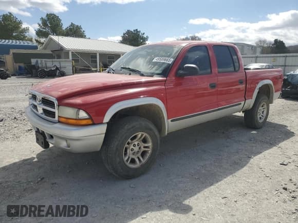 ✅ 2004 Dodge Dakota SLT • VIN: 1D7HG48N94S699411 • Lot: 49589665. Wystawiony na Copart z przebiegiem 178 200 mil. Bezpłatny archiwum sprzedaży aukcyjnych z USA i szczegółowy raport historii pojazdu na DreamBid. Zdjęcie 1.
