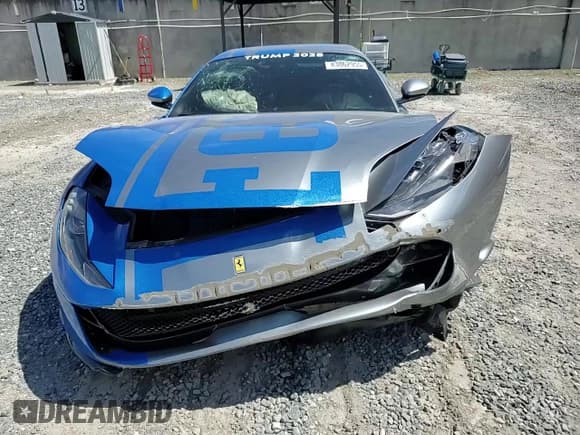✅ 2021 Ferrari 812 • VIN: ZFF97CMA5M0258657 • Lot: 83862955. Listed on Copart with 3,715 mi. Free auction sales archive from the USA and detailed vehicle history report at DreamBid. Image 13.