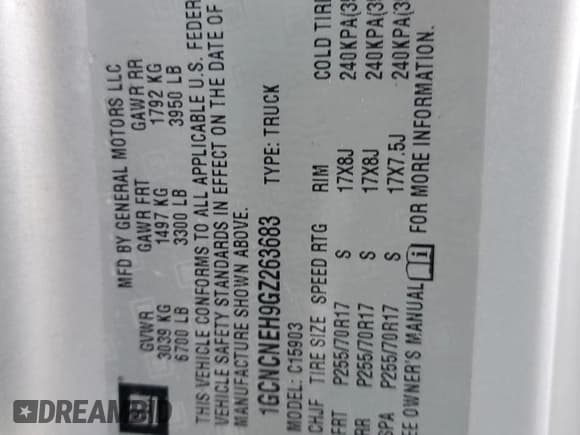 ✅ 2016 Chevrolet Silverado 1500 Work Truck • VIN: 1GCNCNEH9GZ263683 • Лот: 62862855. Опубликован ранее на Copart с пробегом 213 169 миль. Бесплатный доступ к архиву аукционных продаж из США и подробный отчёт об истории автомобиля на DreamBid. Изображение 12.