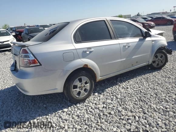 ✅ 2007 Chevrolet Aveo LS • VIN: KL1TD56697B049682 • Lot: 49733825. Wystawiony na Copart z przebiegiem 182 073 mil. Bezpłatny archiwum sprzedaży aukcyjnych z USA i szczegółowy raport historii pojazdu na DreamBid. Zdjęcie 3.