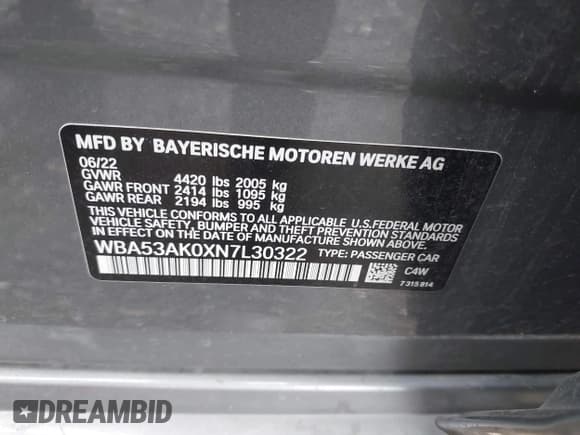 ✅ 2022 BMW 2 Series 228i • VIN: WBA53AK0XN7L30322 • Lot: 42566160. Wystawiony na IAAI z przebiegiem 36 094 mil. Bezpłatny archiwum sprzedaży aukcyjnych z USA i szczegółowy raport historii pojazdu na DreamBid. Zdjęcie 9.