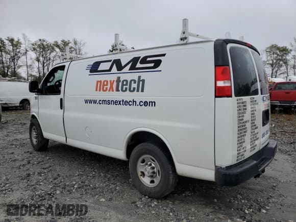 ✅ 2020 Chevrolet Express Cargo • VIN: 1GCWGAFP7L1271104 • Лот: 50661145. Опубликован ранее на Copart с пробегом Не указан. Бесплатный доступ к архиву аукционных продаж из США и подробный отчёт об истории автомобиля на DreamBid. Изображение 2.