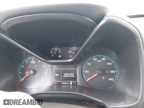 ✅ 2020 Chevrolet Colorado 4WD Work Truck • VIN: 1GCGTBEN0L1134432 • Lot: 42097672. Listed on IAAI with 104,946 mi. Free auction sales archive from the USA and detailed vehicle history report at DreamBid. Image 7.