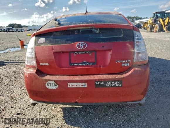✅ 2007 Toyota Prius • VIN: JTDKB20U377638875 • Lot: 94688305. Listed on Copart with Not provided. Free auction sales archive from the USA and detailed vehicle history report at DreamBid. Image 6.