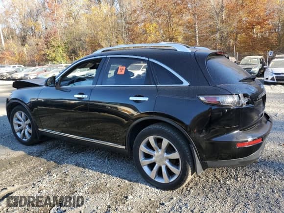 ✅ 2007 Infiniti FX • VIN: JNRBS08W27X400395 • Лот: 90846015. Опубликован ранее на Copart с пробегом Не указан. Бесплатный доступ к архиву аукционных продаж из США и подробный отчёт об истории автомобиля на DreamBid. Изображение 2.