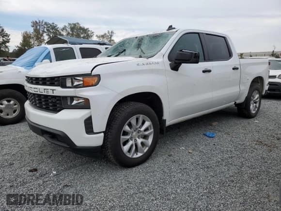 ✅ 2020 Chevrolet Silverado 1500 Custom • VIN: 3GCPWBEF4LG148917 • Lot: 74697514. Wystawiony na Copart z przebiegiem 62 279 mil. Bezpłatny archiwum sprzedaży aukcyjnych z USA i szczegółowy raport historii pojazdu na DreamBid. Zdjęcie 1.