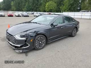 2022 Hyundai Sonata Limited z VIN KMHL54JJ1NA045409, wystawiony jako Copart lot #80496015 z przebiegiem 137 286 mil mil oraz Szkoda całkowita • Salvage title. Historia ofert i sprzedaży dostępna na DreamBid. Obrazek 1.