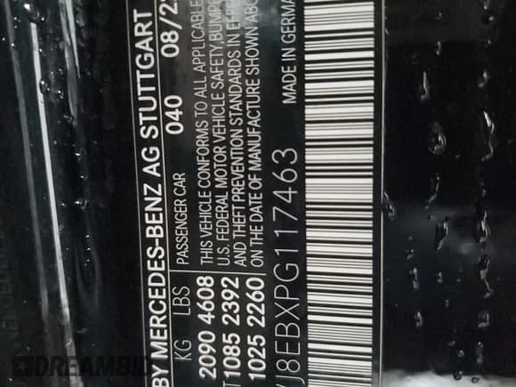 ✅ 2023 Mercedes-Benz C 300 • VIN: W1KWJ8EBXPG117463 • Lot: 88074365. Wystawiony na Copart z przebiegiem Nie podano. Bezpłatny archiwum sprzedaży aukcyjnych z USA i szczegółowy raport historii pojazdu na DreamBid. Zdjęcie 13.