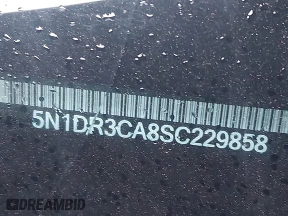 ✅ 2025 Nissan Pathfinder SL • VIN: 5N1DR3CA8SC229858 • Lot: 43775443. Listed on IAAI with 18,084 mi. Free auction sales archive from the USA and detailed vehicle history report at DreamBid. Image 9.