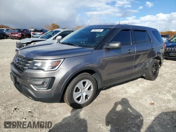✅ 2018 Ford Police Interceptor Utility • VIN: 1FM5K8AR9JGA84190 • Lot: 89681845. Listed on Copart with 107,391 mi. Free auction sales archive from the USA and detailed vehicle history report at DreamBid. Image 1.