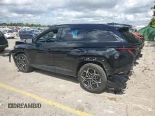 2023 Hyundai Tucson N Line z VIN KM8JFCAE9PU177661, wystawiony jako Copart lot #69980675 z przebiegiem 35 589 mil mil oraz Szkoda całkowita • Salvage title. Historia ofert i sprzedaży dostępna na DreamBid. Obrazek 2.