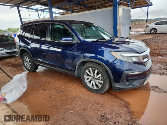 ✅ 2019 Honda Pilot EX-L • VIN: 5FNYF5H50KB010143 • Lot: 93414915. Listed on Copart with 124,310 mi. Free auction sales archive from the USA and detailed vehicle history report at DreamBid. Image 4.