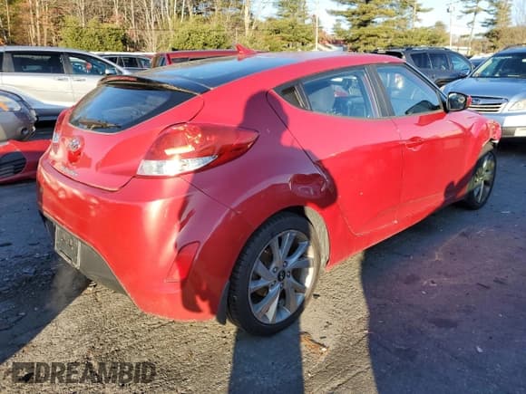 ✅ 2016 Hyundai Veloster • VIN: KMHTC6AD6GU292793 • Lot: 84674494. Listed on Copart with 119,690 mi. Free auction sales archive from the USA and detailed vehicle history report at DreamBid. Image 3.
