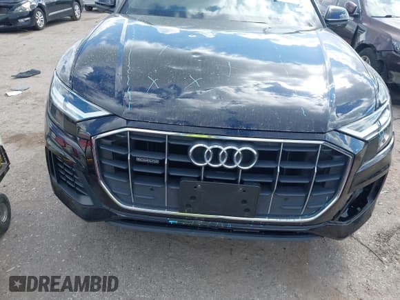 ✅ 2019 Audi Q8 Premium • VIN: WA1AVAF17KD010879 • Lot: 43273691. Wystawiony na IAAI z przebiegiem 53 279 mil. Bezpłatny archiwum sprzedaży aukcyjnych z USA i szczegółowy raport historii pojazdu na DreamBid. Zdjęcie 6.