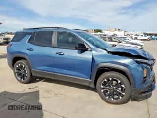 2025 Chevrolet Equinox FWD RS с VIN 3GNAXLEG9SL275130, выставлен на аукционе Copart как лот 57828795 с пробегом 2 277 миль миль и Списание • Salvage title. История ставок и продаж доступна на DreamBid. Изображение 4.