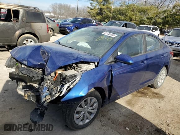 ✅ 2019 Hyundai Accent SE • VIN: 3KPC24A3XKE059946 • Лот: 41743604. Опубликован ранее на Copart с пробегом Не указан. Бесплатный доступ к архиву аукционных продаж из США и подробный отчёт об истории автомобиля на DreamBid. Изображение 1.