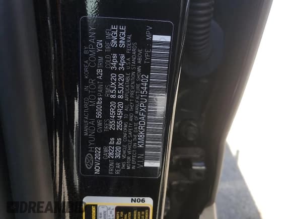 ✅ 2023 Hyundai Ioniq 5 Limited • VIN: KM8KRDAFXPU154402 • Lot: 58652395. Listed on Copart with 32,236 mi. Free auction sales archive from the USA and detailed vehicle history report at DreamBid. Image 12.