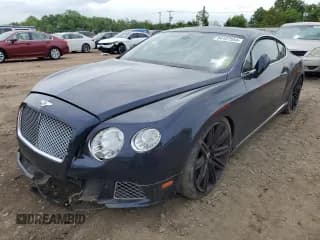 ✅ 2013 Bentley Continental GT • VIN: SCBFC7ZA4DC084868 • Lot: 54187554. Listed on Copart with Not provided. Free auction sales archive from the USA and detailed vehicle history report at DreamBid. Image 1.