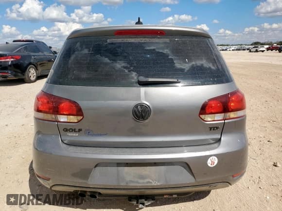 ✅ 2013 Volkswagen Golf TDI • VIN: WVWDM7AJ7DW024255 • Lot: 68282295. Listed on Copart with 131,444 mi. Free auction sales archive from the USA and detailed vehicle history report at DreamBid. Image 6.
