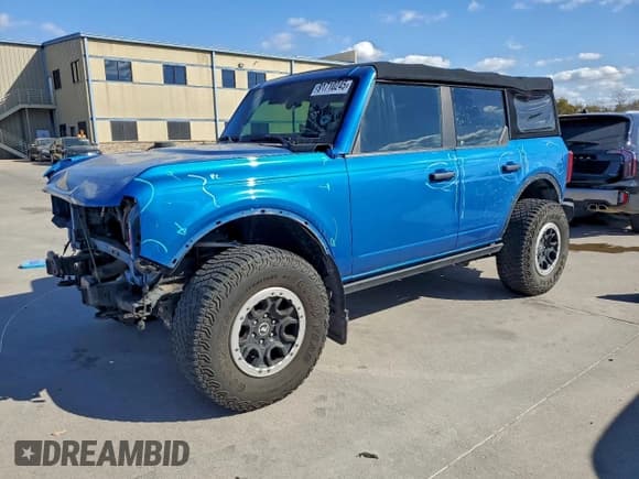 ✅ 2021 Ford Bronco • VIN: 1FMDE5DH1MLA97256 • Lot: 91710245. Listed on Copart with 57,426 mi. Free auction sales archive from the USA and detailed vehicle history report at DreamBid. Image 1.