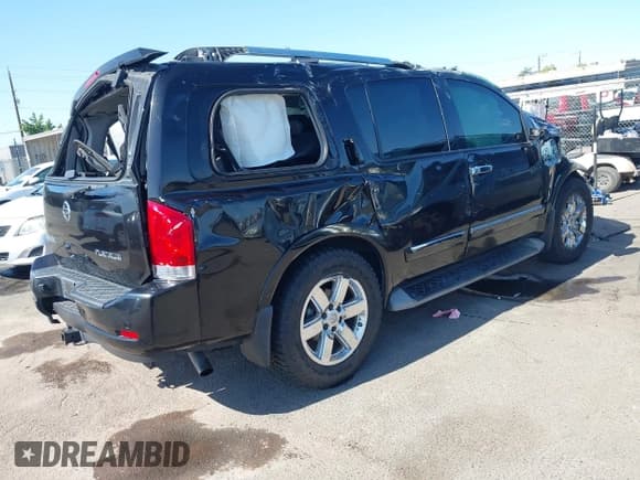 ✅ 2013 Nissan Armada Platinum • VIN: 5N1AA0NE3DN601400 • Lot: 42672386. Listed on IAAI with 96,877 mi. Free auction sales archive from the USA and detailed vehicle history report at DreamBid. Image 4.
