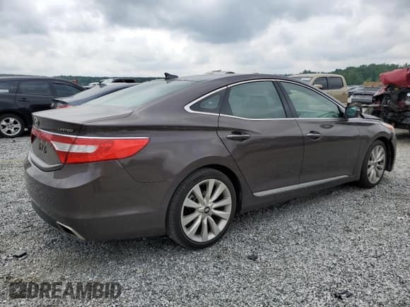 ✅ 2015 Hyundai Azera Limited • VIN: KMHFH4JG0FA465916 • Lot: 59314195. Listed on Copart with 102,683 mi. Free auction sales archive from the USA and detailed vehicle history report at DreamBid. Image 3.
