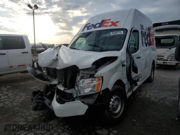 ✅ 2020 Nissan NV Cargo S • VIN: 1N6BF0LY9LN803984 • Lot: 55588715. Listed on Copart with 156,488 mi. Free auction sales archive from the USA and detailed vehicle history report at DreamBid. Image 1.