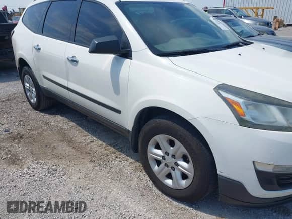2013 Chevrolet Traverse LS with VIN 1GNKRFED1DJ221661, listed as a IAAI auction lot 42856246 with 210,438 mi miles and . Bid and sale history available at DreamBid. Image 6.